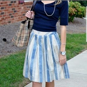 Anthropologie Maeve Pitter Patter Striped S